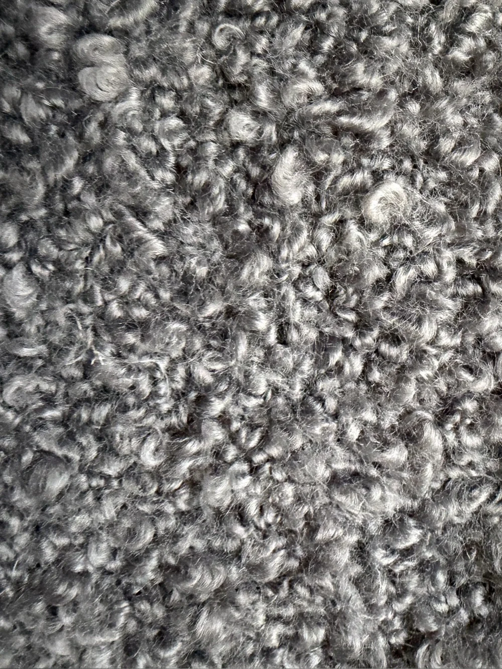 Pottery Barn Gray Pillow Cover 20x20 Boucle Charcoal Fall NWT Cover Only Rare